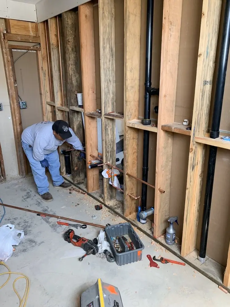Commercial rough-in plumbing for Gas Line Repair in Lovefield West